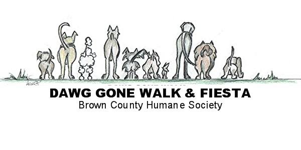 Dawg Gone Walk & Fiesta logo