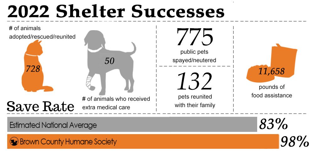 Shelter Successes Infographic 2022